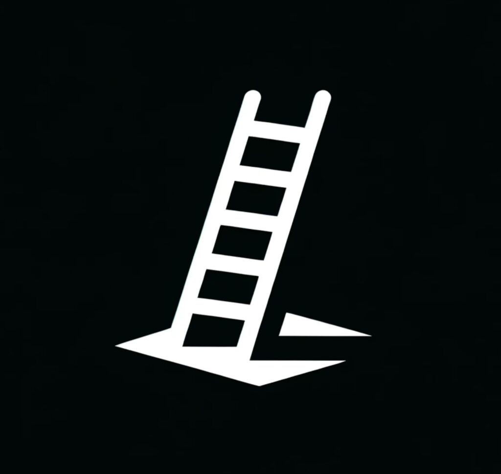  Ladder logo design created with Logo Muse GPT