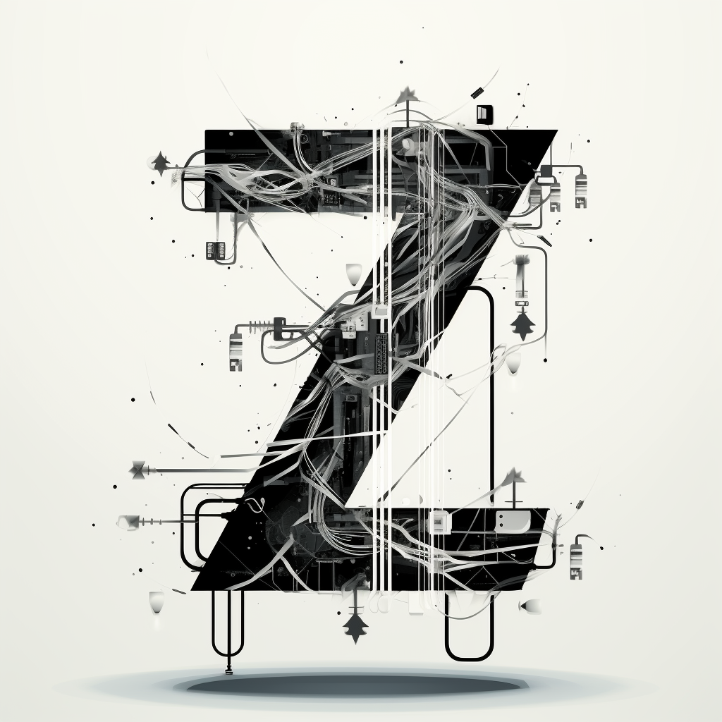 A "Z" representing a machine that generates Zeugmas using AI