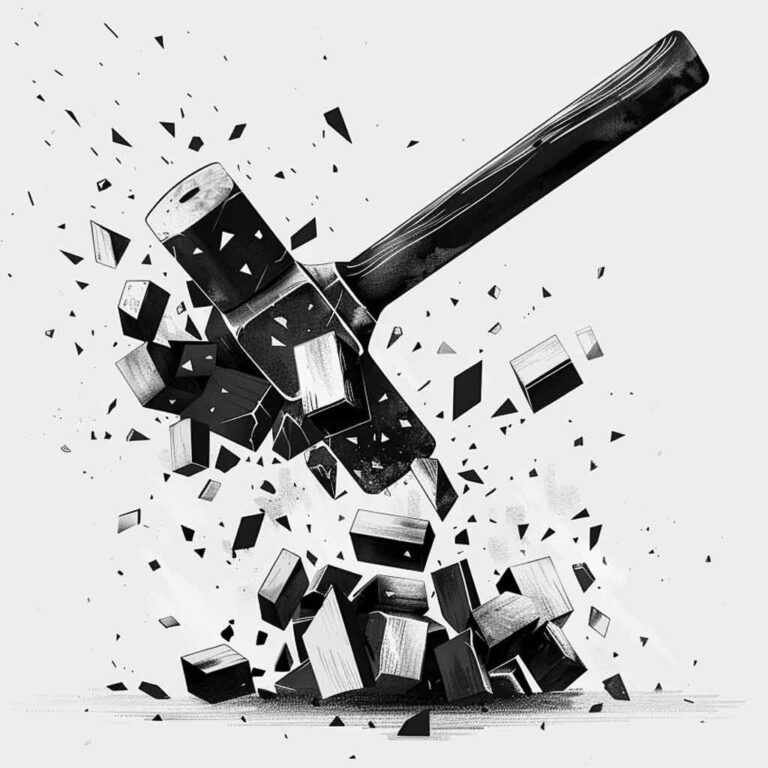 Illustration of a hammer