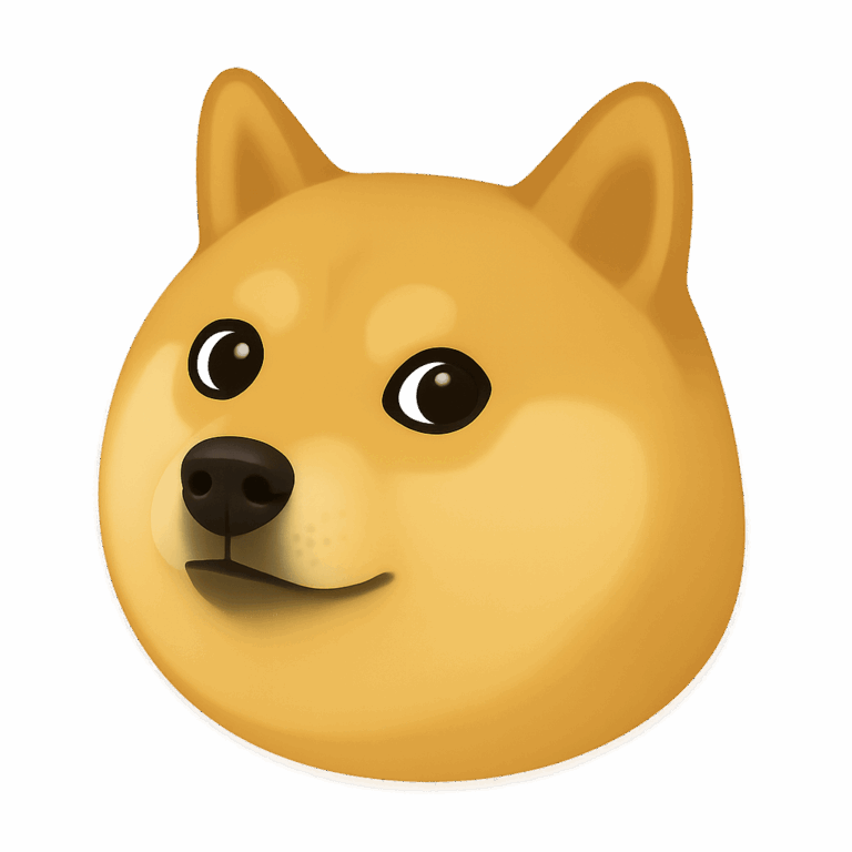 Doge emoji icon example