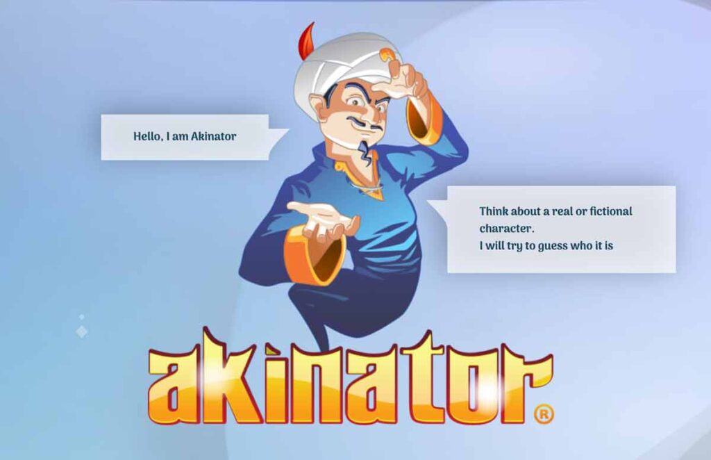 Akinator Game Home Page