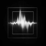 A waveform over a square representing a podcast cover generator
