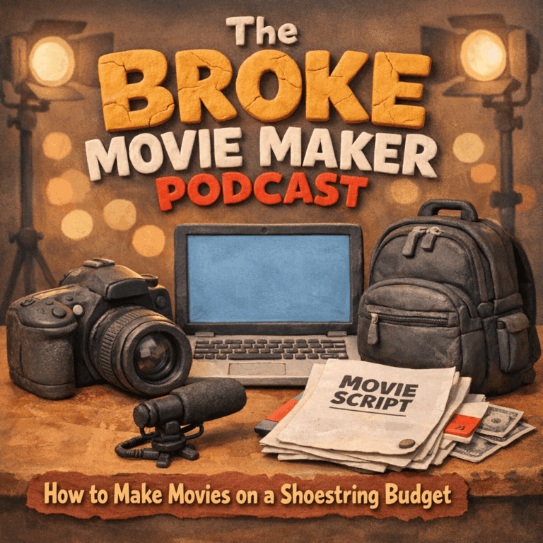 Movie Podcast Cover Design Theme