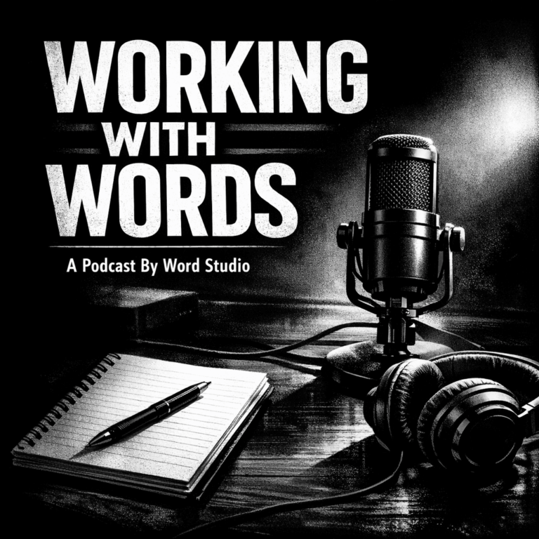 Working With Words Podcast Cover Design