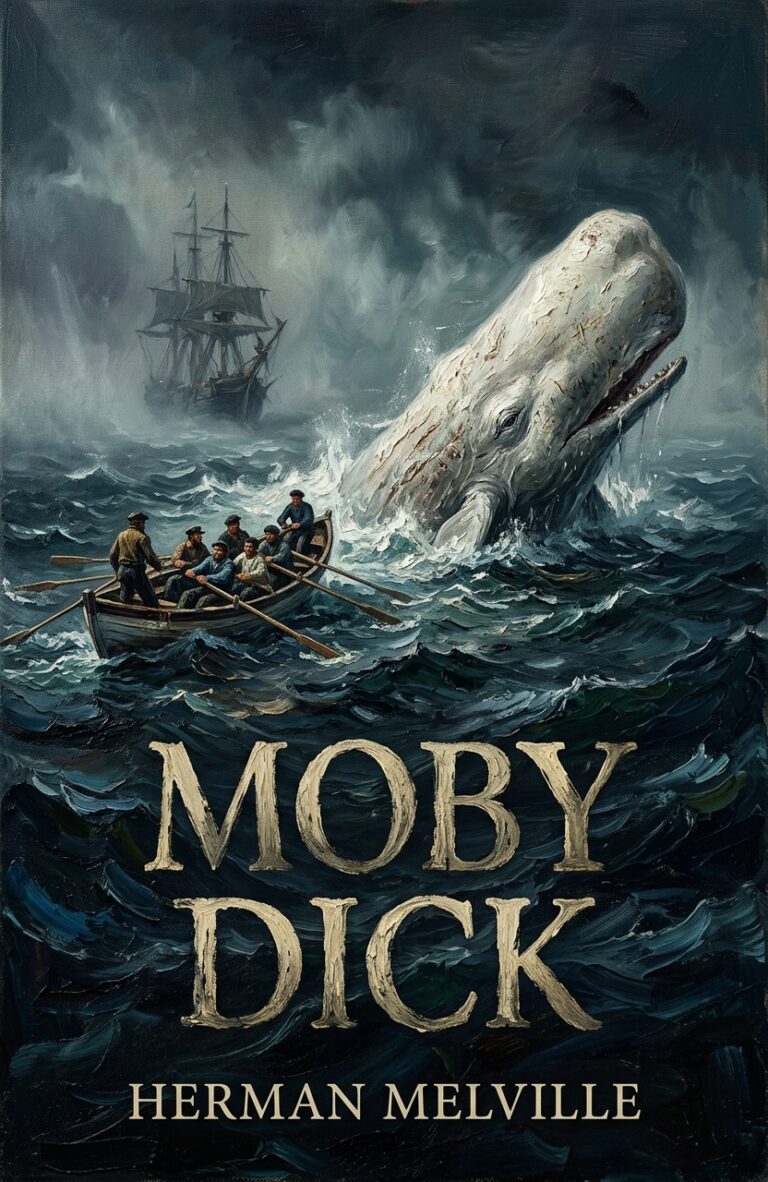 Book Cover Design Example - Moby Dick