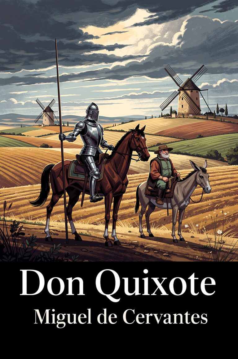 Book Cover Design Example - Don Quixote