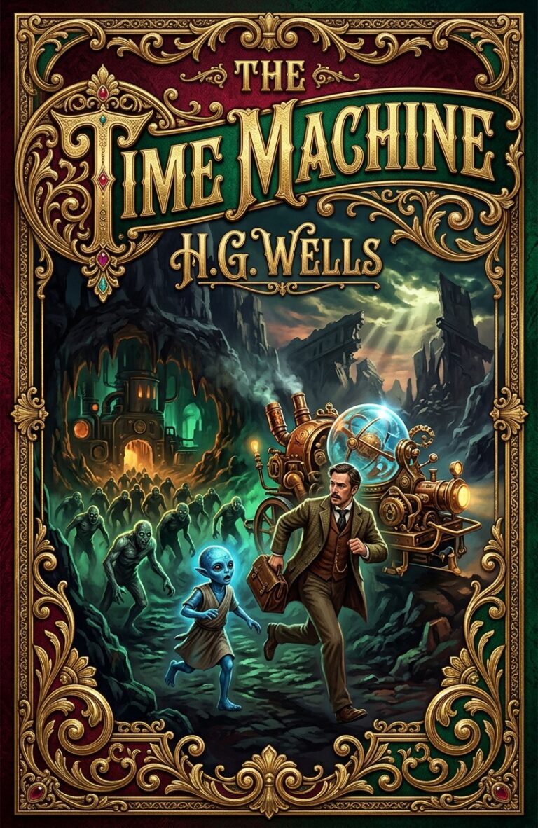 Book Cover Design Example - The Time Machine