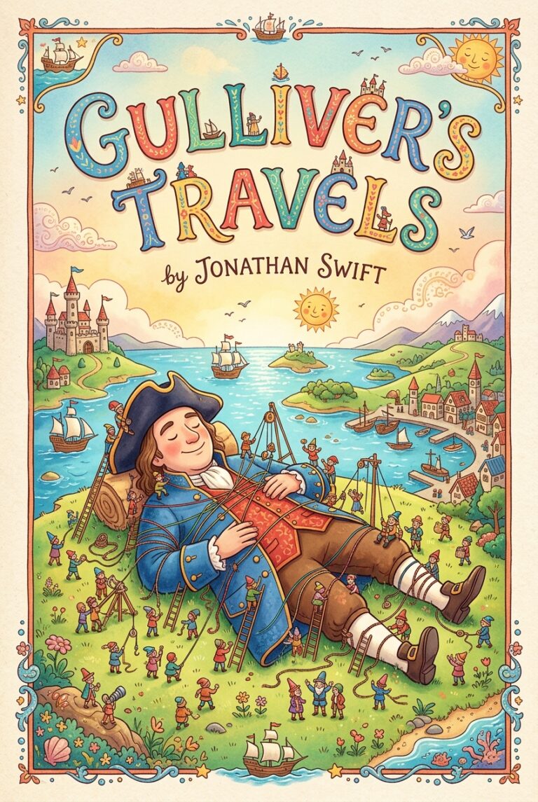 Book Cover Design Example - Gulliver's Travels