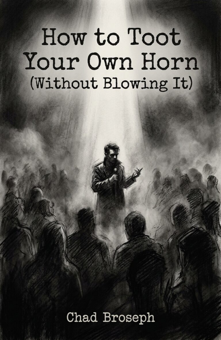 Book Cover Design Example - How to Toot Your Own Horn