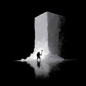 Icebreaker breaking the ice