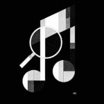 A magnifying glass over a music note representing the song meaning analyzer tool